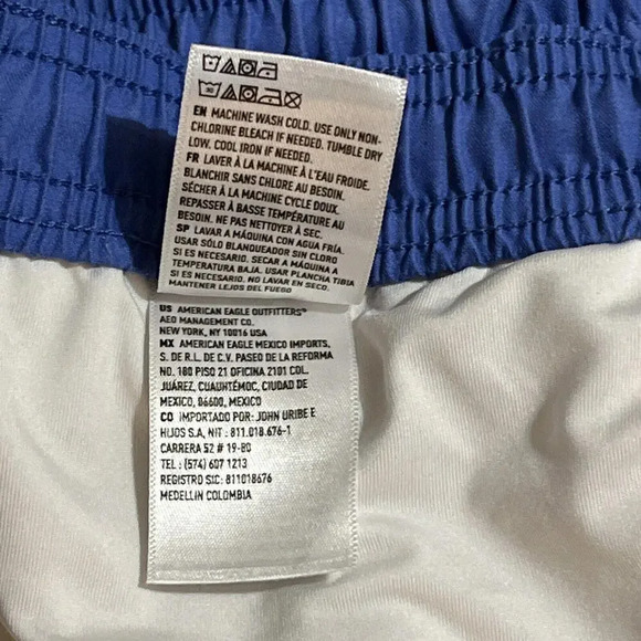 American Eagle DrawString Lined Pocket Elastic Waist Flamingo Athletic Lounge Lg - Picture 12 of 15